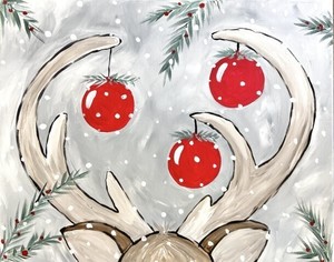 "Prancing into Christmas" In-Studio Paint Party!