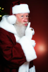 Photos with Santa at the Wonder Gardens