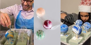 Pour & Paint Christmas Ornaments at Solace Brewing Co. in Sterling