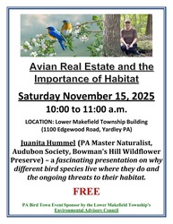 Avian Real Estate and the Importance of Habitat