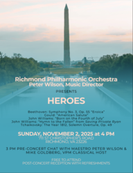 Richmond Philharmonic Orchestra - Heroes Concert - Free!