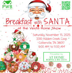 PWB Breakfast with Santa at the Vesta Home Show