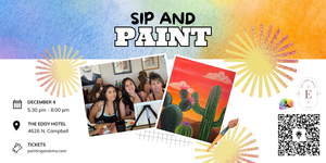 Desert Vibes Paint and Sip at The Eddy