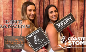 Line Dancing with Coaster Stomp!