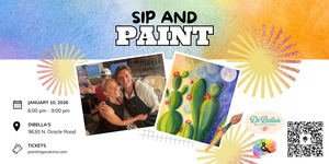 Starry Cactus Sip and Paint at DiBella’s