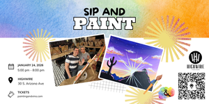 Desert Sunset Sip & Paint at HighWire