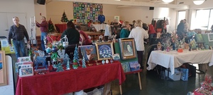 Christmas Market and Puppy Nativity