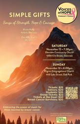 Concert: Voices of Hope Community Chorus (Breast Cancer Survivor Choir)