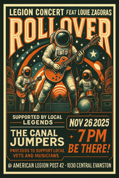 Legion Concert Series:  Rollover with Louie Zagoras