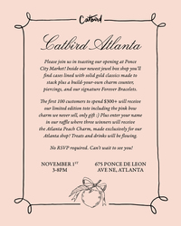 Catbird Atlanta Store Opening Party at Ponce City Market (11/1)!