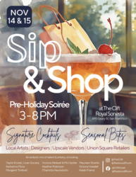 The Clift Royal Sonesta Hotel Sip & Shop Pre-Holiday Soirée