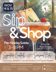 The Clift Royal Sonesta Hotel Announces Sip & Shop Pre-Holiday Soirée