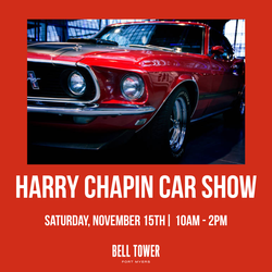 BELL TOWER TO HOST HOLIDAY-THEMED HARRY CHAPIN  CAR ,TRUCK AND BIKE SHOW