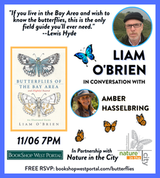 Learn about Butterflies of the Bay Area with Local Author Liam O'Brien
