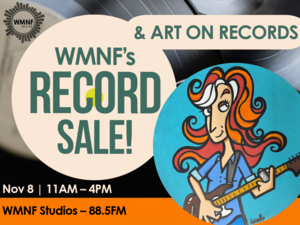 WMNF’s Record Sale & Vinyl Art Show – One Epic Day
