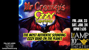 The Lamp Theatre welcomes back Mr Crowley's Ozzy Experience LIVE!