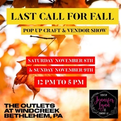 Last Call For Fall Craft & Vendor Show