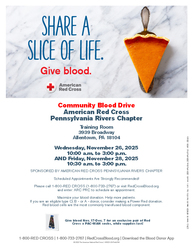 Red Cross Community Blood Drive