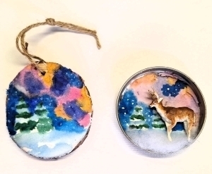 Winter Diorama Ornaments Monday, 6:00 p.m. December 15th 16-99+