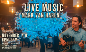 Live Music with Mark Van Haren!