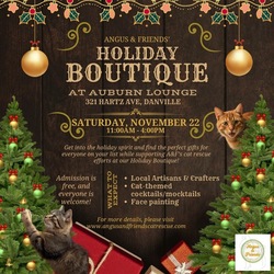 Angus & Friends Cat Rescue's Holiday Boutique Fundraiser!