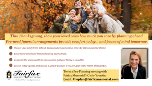Plan Ahead with Love: November Pre-Planning Event
