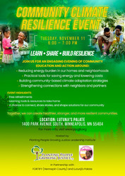 Community Climate Resilience Event