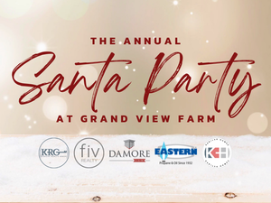 Annual Santa Party at Grand View Farm