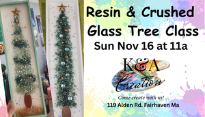 Epoxy Resin & Crushed Glass Class