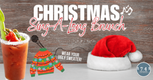 Christmas Sing-A-Long DJ Brunch at 1741 Pub & Grill