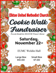 Elkton United Methodist Church Annual Cookie Walk