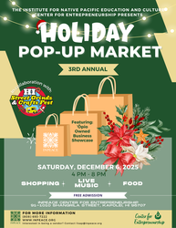 INPEACE's Center for Entrepreneurship 3rd Annual Holiday Pop-Up
