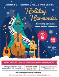 Abington Choral Club presents its Winter Concert “Holiday Harmonies”