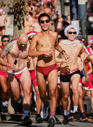 Santa Skivvies Run
