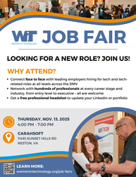 Women in Technology Fall 2025 Job Fair
