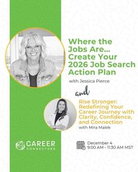 Where the Jobs Are... Create Your 2026 Job Search Action Plan
