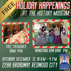 Free Holiday Happenings at the San Mateo County History Museum