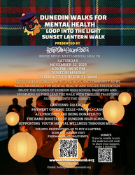 Dunedin Walks for Mental Health: Loop into the Light Sunset Lantern Walk
