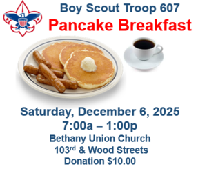 Boy Scout Troop 607 Pancake Breakfast