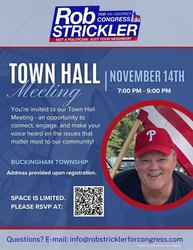 Rob Strickler for Congress - Town Hall