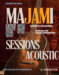 MAJAMI Acoustic Sessions at Generator Miami