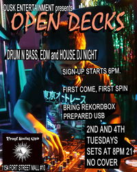 Open Decks at Proof Social Club