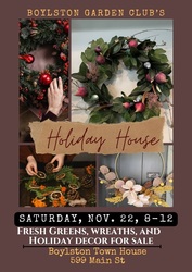 Wreath Sale Holiday House Boylston Garden Club