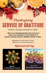 Interfaith Thanksgiving Service of Gratitude