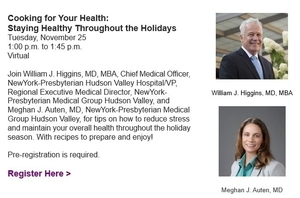 Cooking for Your Health: Staying Healthy Throughout the Holidays