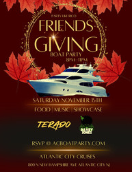Atlantic City Friendsgiving Boat Party