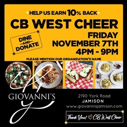 CBWest Cheer Dine & Donate