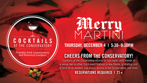 Cocktails at the Conservatory – Merry Martini