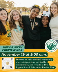 Ben Lippen School 5th and 6th Preview Day