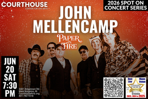 John Mellencamp – Paper in Fire 6/20/26 SAT 7:30PM